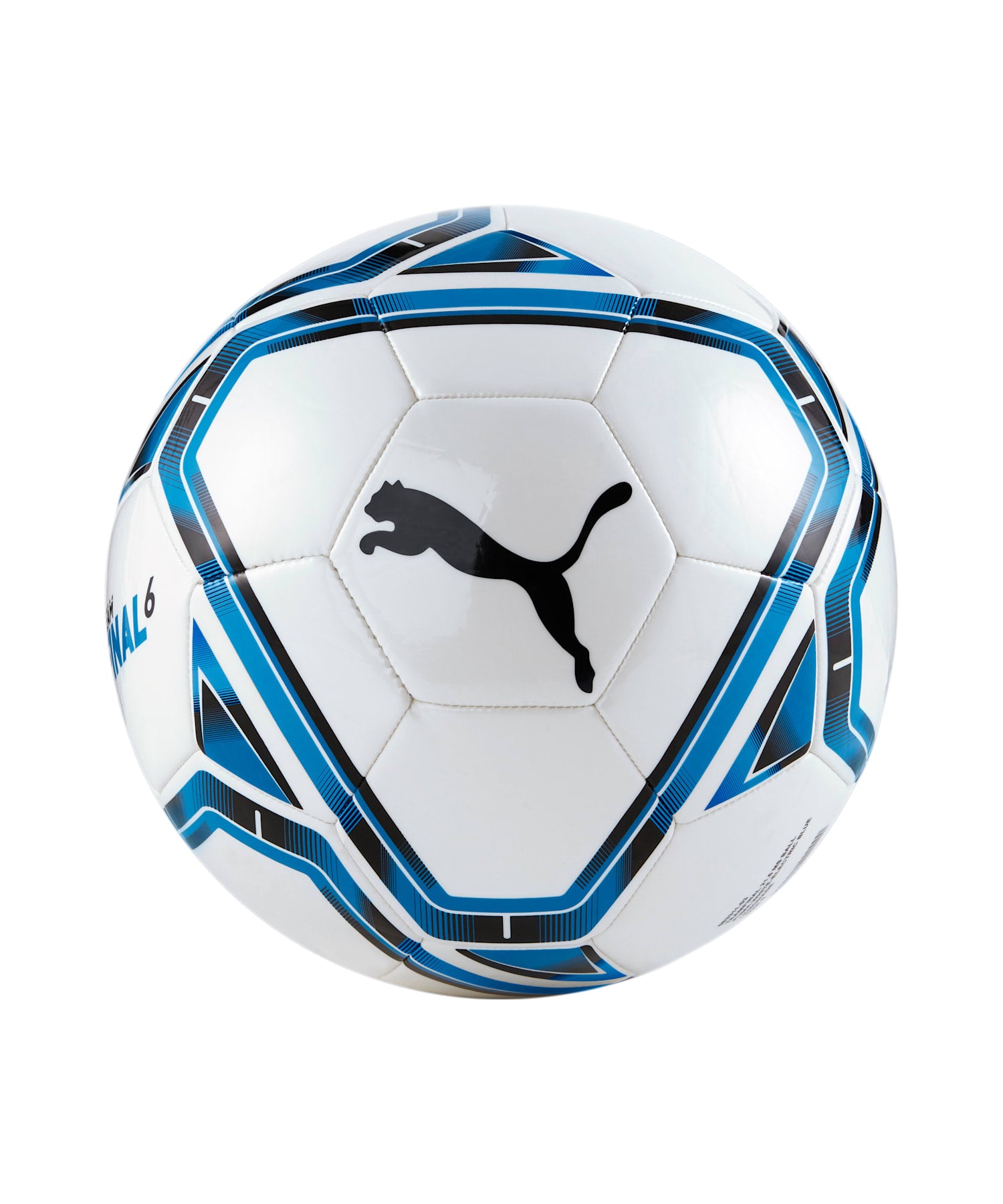 Ballon de foot Puma teamFINAL 21.6 MS blanc et bleu, taille 4 (083311-03)