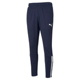 Pantalon d’entraînement Puma teamLIGA marine et blanc