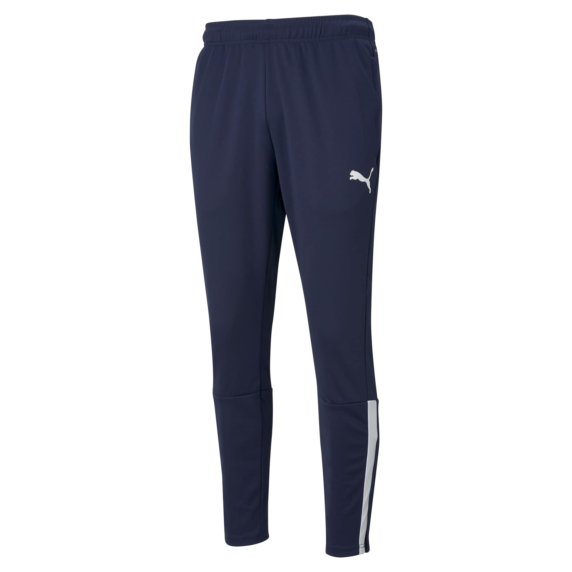 Pantalon d’entraînement Puma teamLIGA marine et blanc