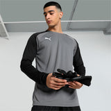 Maillot de gardien Puma teamPACER gris et noir – porté de face