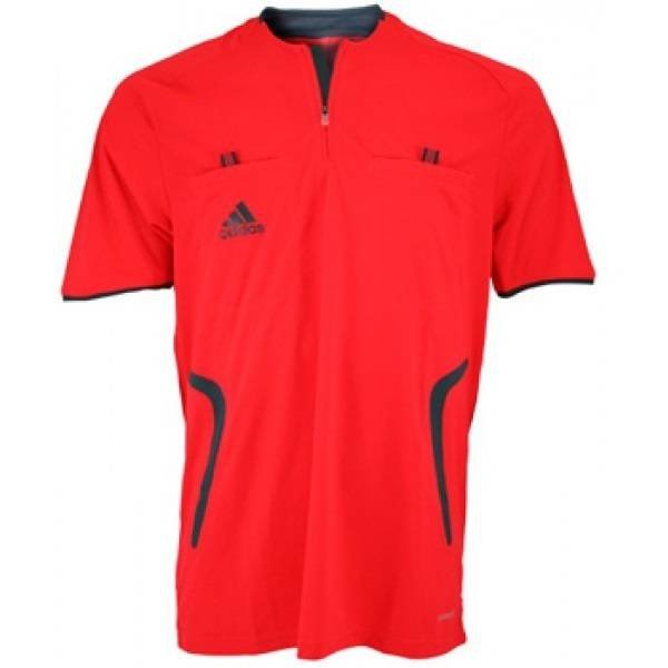 Maillot d’arbitre adidas Referee manches courtes orange/gris